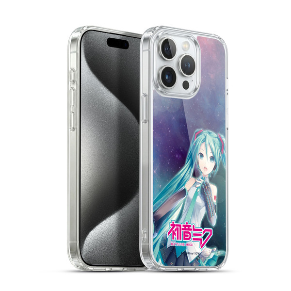 Hatsune Miku Graphics Nebula Soft Gel Case for Apple iPhone 15 Pro Max & MagSafe