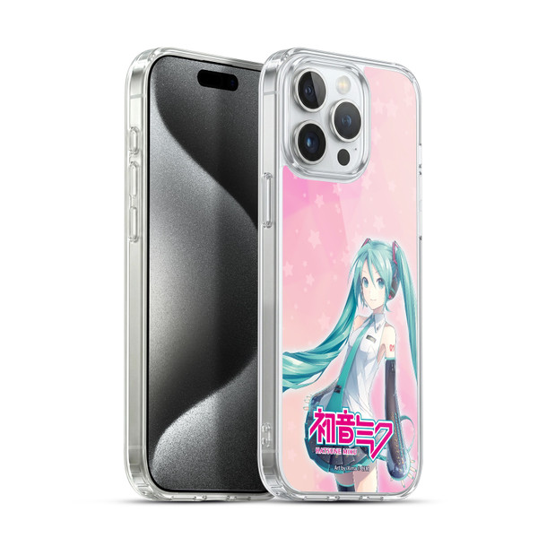 Hatsune Miku Graphics Star Soft Gel Case for Apple iPhone 15 Pro Max & MagSafe