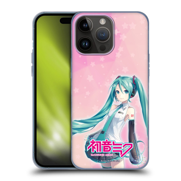 Hatsune Miku Graphics Star Soft Gel Case for Apple iPhone 15 Pro Max