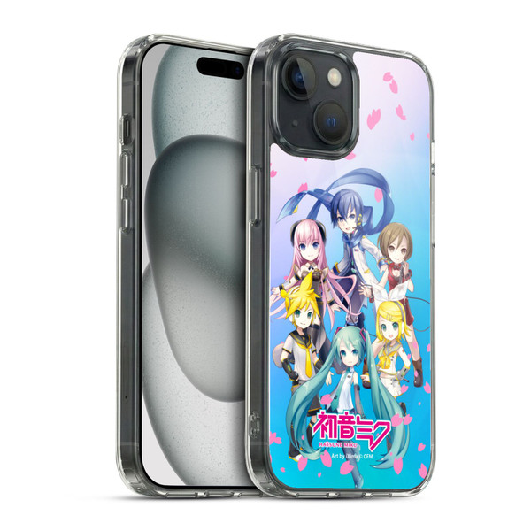 Hatsune Miku Virtual Singers Sakura Soft Gel Case for Apple iPhone 15 & MagSafe