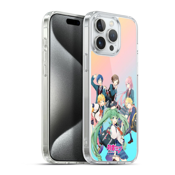 Hatsune Miku Virtual Singers High School Soft Gel Case for Apple iPhone 15 Pro Max & MagSafe