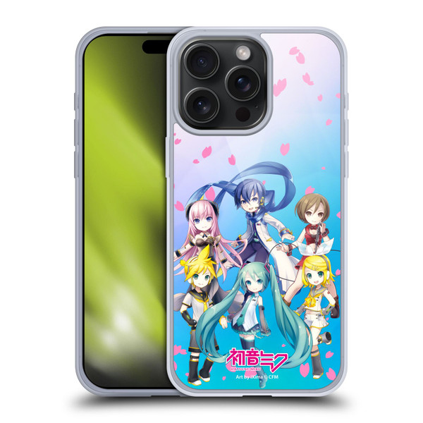 Hatsune Miku Virtual Singers Sakura Soft Gel Case for Apple iPhone 15 Pro Max