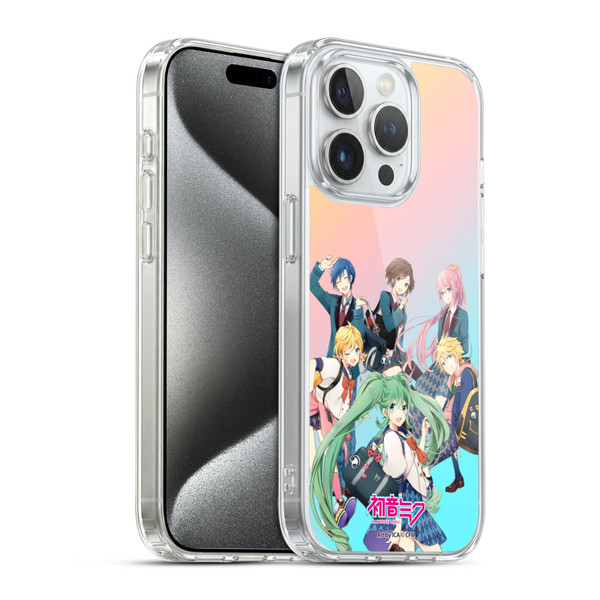 Hatsune Miku Virtual Singers High School Soft Gel Case for Apple iPhone 15 Pro & MagSafe