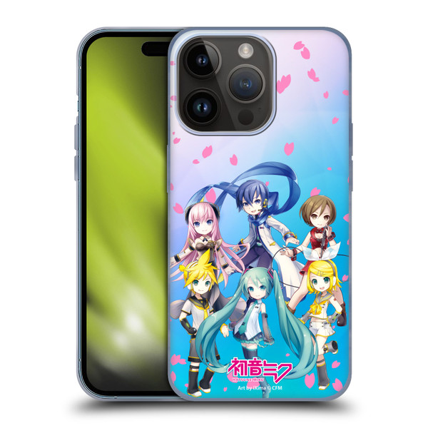 Hatsune Miku Virtual Singers Sakura Soft Gel Case for Apple iPhone 15 Pro