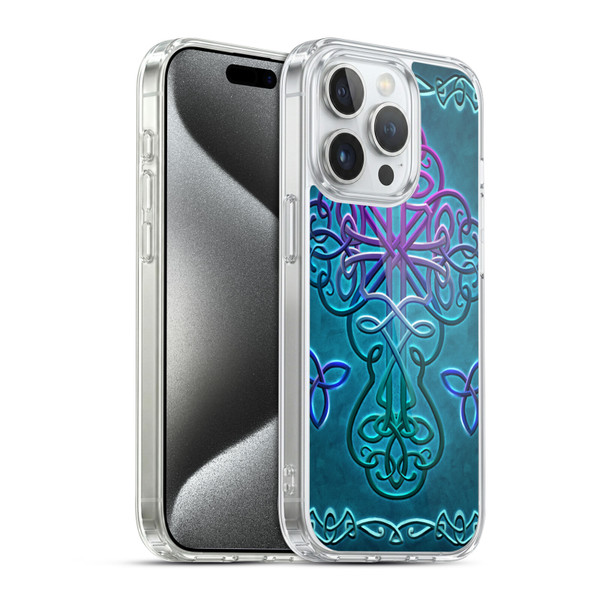 Brigid Ashwood Crosses Celtic Soft Gel Case for Apple iPhone 15 Pro & MagSafe