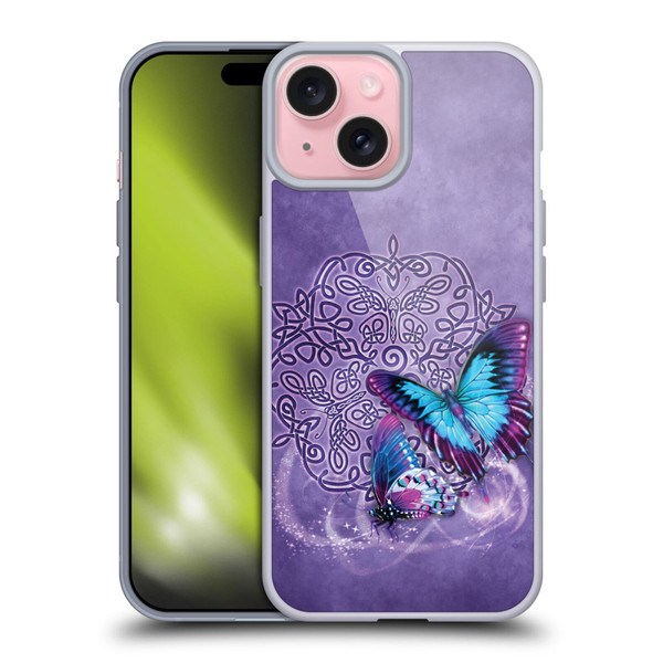 Brigid Ashwood Celtic Wisdom Butterfly Soft Gel Case for Apple iPhone 15