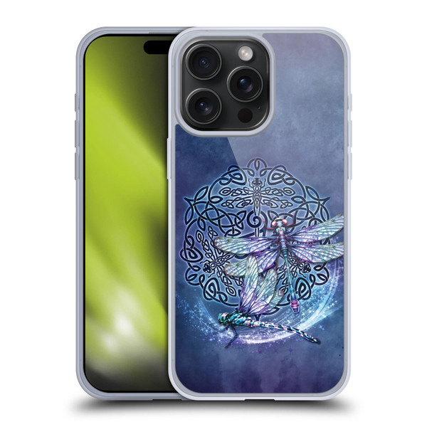Brigid Ashwood Celtic Wisdom Dragonfly Soft Gel Case for Apple iPhone 15 Pro Max