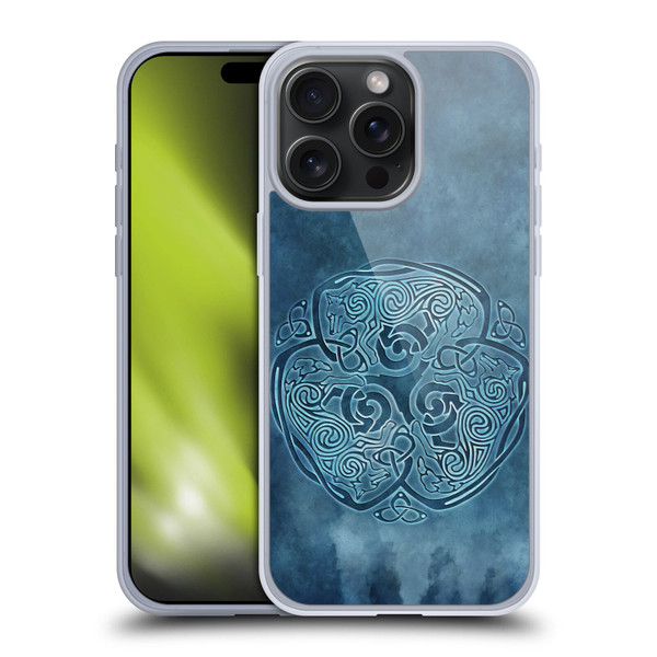 Brigid Ashwood Celtic Wisdom Knot Wolf Soft Gel Case for Apple iPhone 15 Pro Max