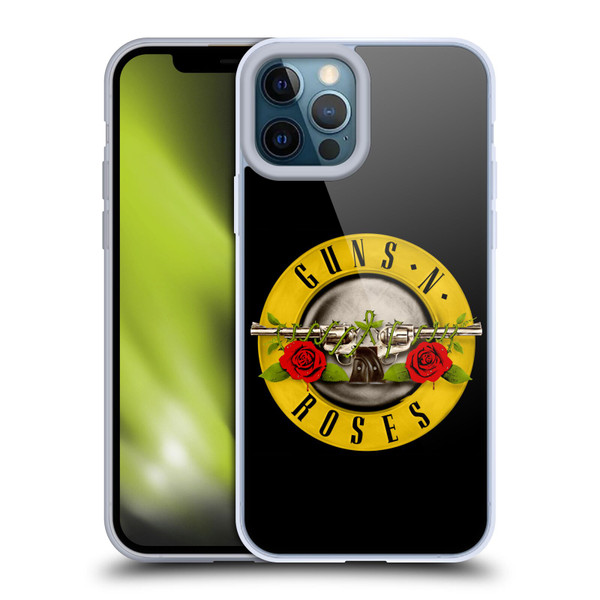 Guns N' Roses Key Art Bullet Logo Soft Gel Case for Apple iPhone 12 Pro Max