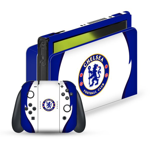 Chelsea Football Club Art Side Details Vinyl Sticker Skin Decal Cover for Nintendo Switch OLED