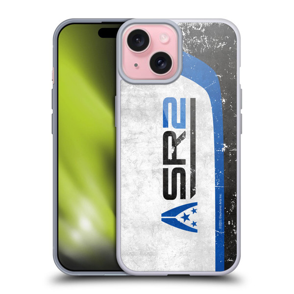 EA Bioware Mass Effect 3 Badges And Logos SR2 Normandy Soft Gel Case for Apple iPhone 15