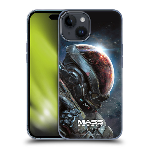 EA Bioware Mass Effect Andromeda Graphics Key Art 2017 Soft Gel Case for Apple iPhone 15