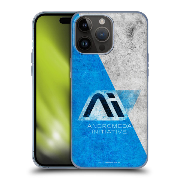 EA Bioware Mass Effect Andromeda Graphics Initiative Distressed Soft Gel Case for Apple iPhone 15 Pro Max