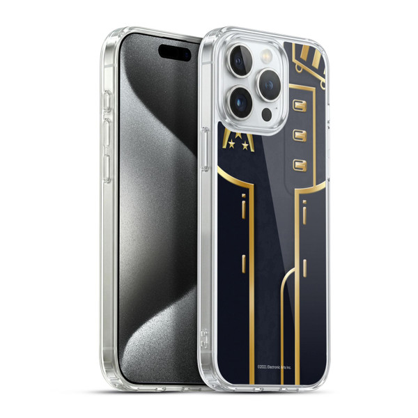 EA Bioware Mass Effect Armor Collection Officer Soft Gel Case for Apple iPhone 15 Pro Max & MagSafe
