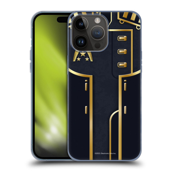 EA Bioware Mass Effect Armor Collection Officer Soft Gel Case for Apple iPhone 15 Pro Max