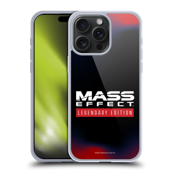 EA Bioware Mass Effect Legendary Graphics Logo Soft Gel Case for Apple iPhone 15 Pro Max