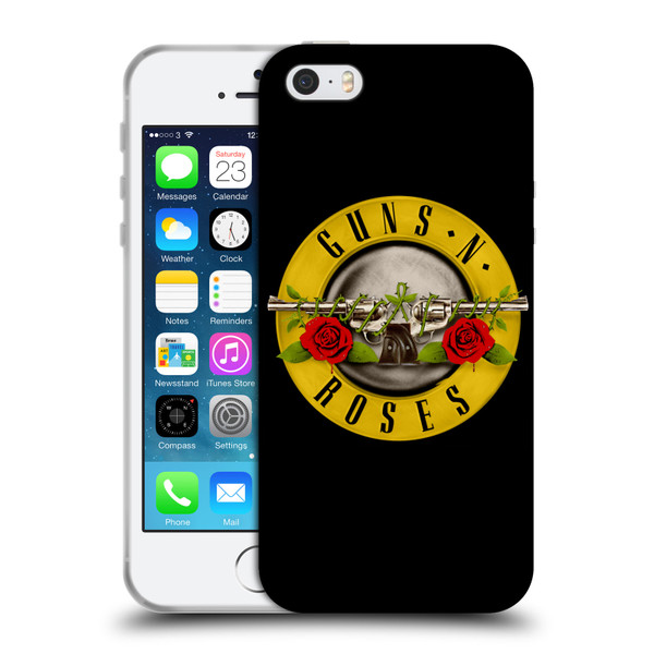 Guns N' Roses Key Art Bullet Logo Soft Gel Case for Apple iPhone 5 / 5s / iPhone SE 2016