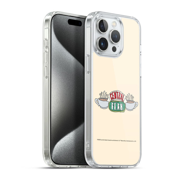 Friends TV Show Iconic Central Perk Soft Gel Case for Apple iPhone 15 Pro Max & MagSafe