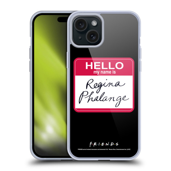 Friends TV Show Key Art Regina Phalange Soft Gel Case for Apple iPhone 15 Plus