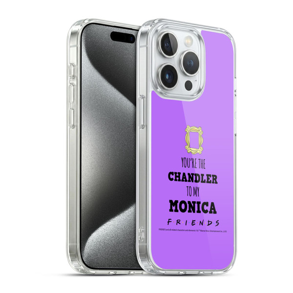 Friends TV Show Quotes BFF Soft Gel Case for Apple iPhone 15 Pro & MagSafe