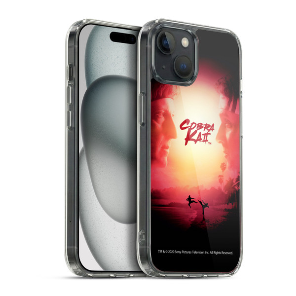 Cobra Kai Graphics 2 Season 2 Poster Soft Gel Case for Apple iPhone 15 Plus & MagSafe