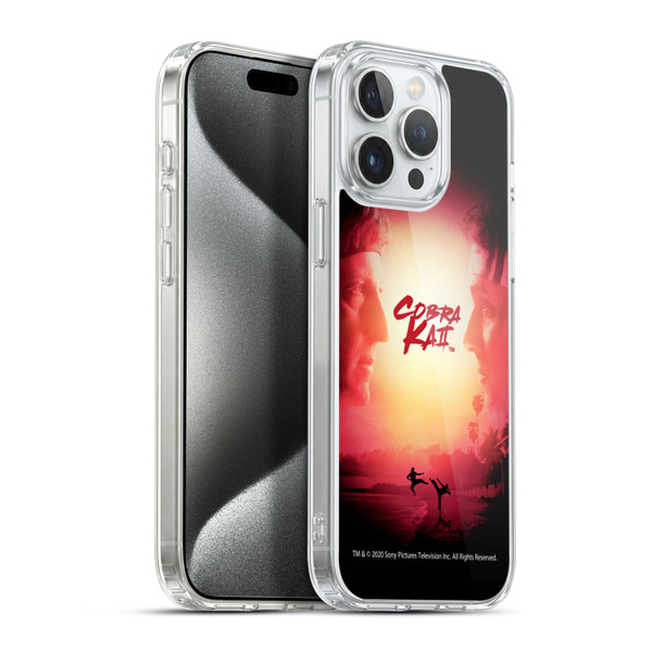 Cobra Kai Graphics 2 Season 2 Poster Soft Gel Case for Apple iPhone 15 Pro Max & MagSafe