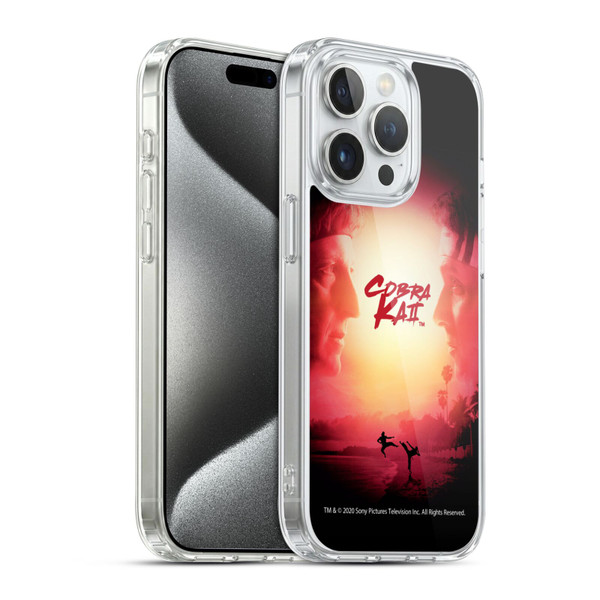 Cobra Kai Graphics 2 Season 2 Poster Soft Gel Case for Apple iPhone 15 Pro & MagSafe
