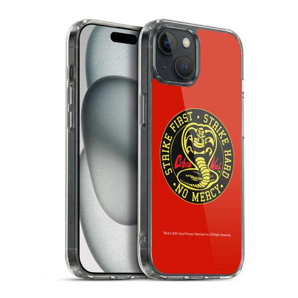 Cobra Kai Graphics Strike Logo Soft Gel Case for Apple iPhone 15 Plus & MagSafe