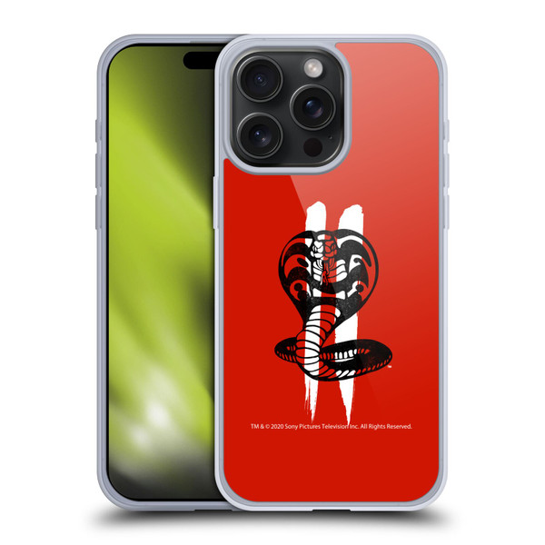 Cobra Kai Graphics Season 2 Logo Soft Gel Case for Apple iPhone 15 Pro Max & MagSafe