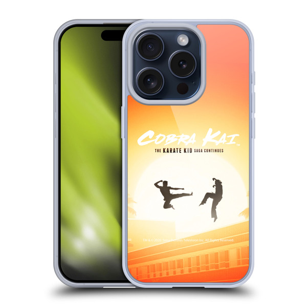 Cobra Kai Graphics Karate Kid Saga Soft Gel Case for Apple iPhone 15 Pro & MagSafe
