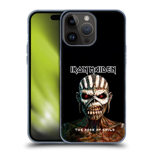 Iron Maiden Album Covers The Book Of Souls Soft Gel Case for Apple iPhone 15 Pro Max