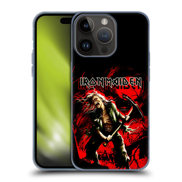 Iron Maiden Art Benjamin Breeg Soft Gel Case for Apple iPhone 15 Pro