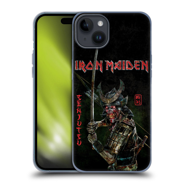 Iron Maiden Senjutsu Album Cover Soft Gel Case for Apple iPhone 15 Plus