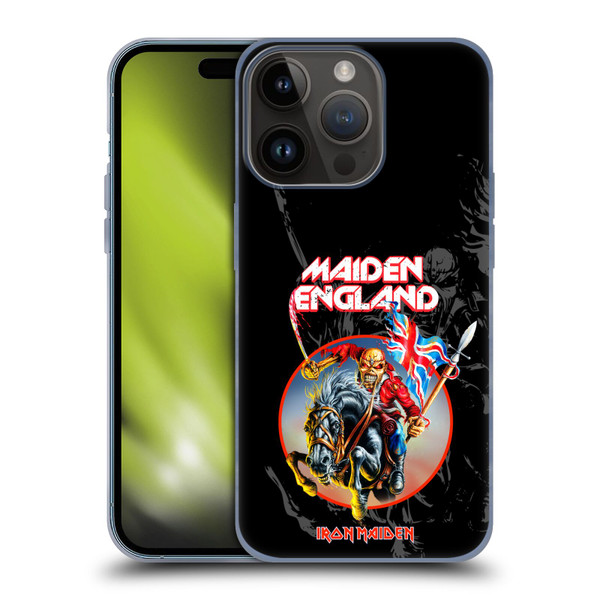 Iron Maiden Tours England Soft Gel Case for Apple iPhone 15 Pro