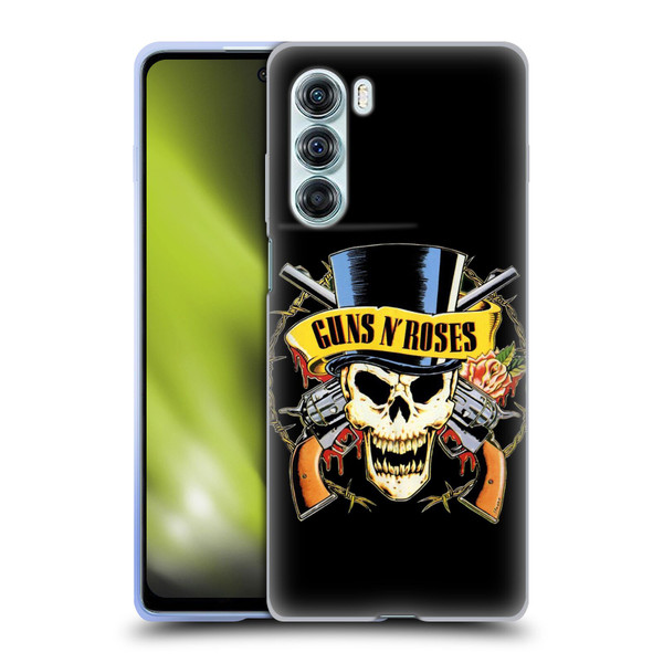 Guns N' Roses Key Art Top Hat Skull Soft Gel Case for Motorola Edge S30 / Moto G200 5G