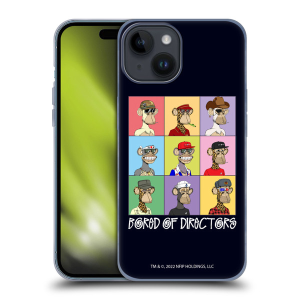 Bored of Directors Graphics Group Soft Gel Case for Apple iPhone 15