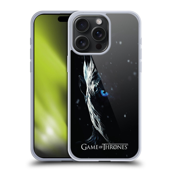HBO Game of Thrones Season 7 Key Art Night King Soft Gel Case for Apple iPhone 15 Pro Max