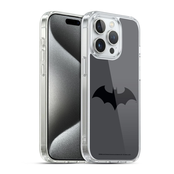 Batman DC Comics Logos Hush Soft Gel Case for Apple iPhone 15 Pro & MagSafe