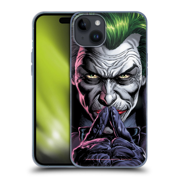 Batman DC Comics Three Jokers The Criminal Soft Gel Case for Apple iPhone 15 Plus