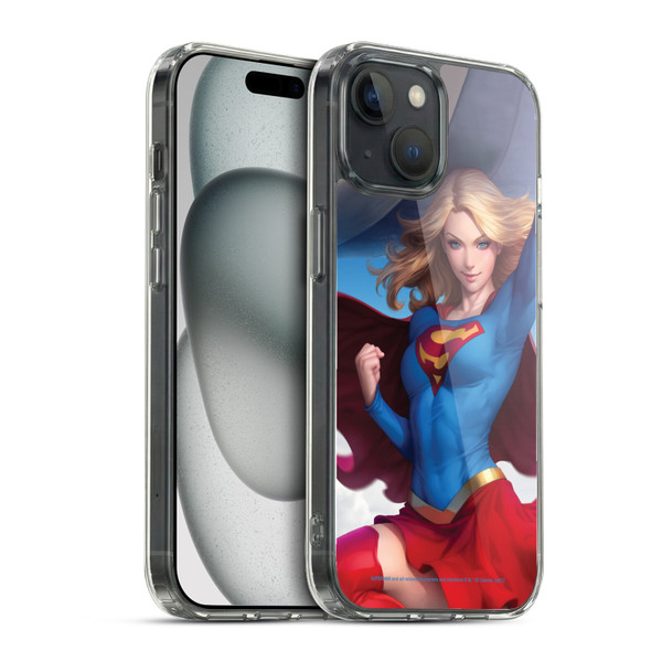 Superman DC Comics Supergirl Comic Art #12 Variant Soft Gel Case for Apple iPhone 15 & MagSafe