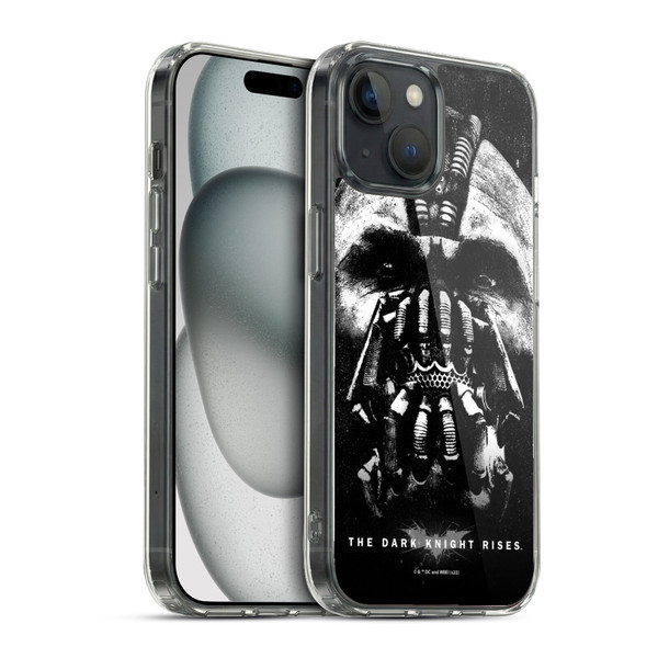 The Dark Knight Rises Key Art Bane Soft Gel Case for Apple iPhone 15 & MagSafe