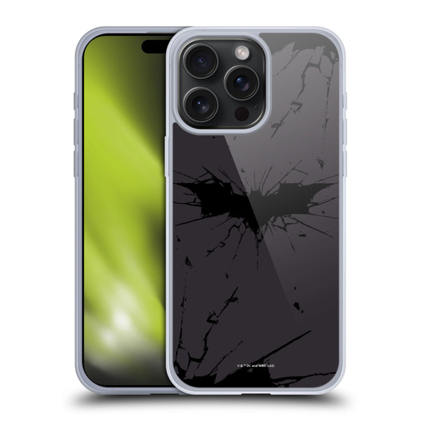 The Dark Knight Rises Logo Black Soft Gel Case for Apple iPhone 15 Pro Max