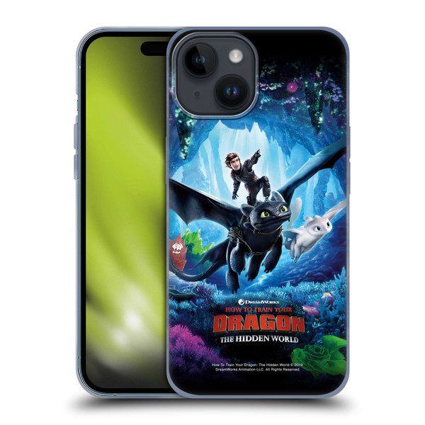How To Train Your Dragon III The Hidden World Hiccup, Toothless & Light Fury 2 Soft Gel Case for Apple iPhone 15