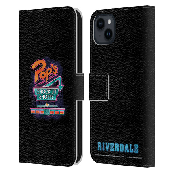 Riverdale Art Pop's Leather Book Wallet Case Cover For Apple iPhone 15 Plus