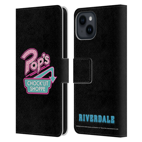 Riverdale Graphic Art Pop's Leather Book Wallet Case Cover For Apple iPhone 15