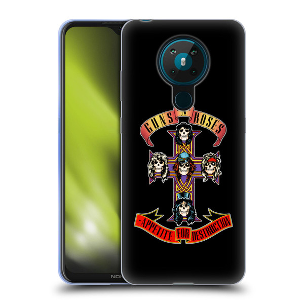 Guns N' Roses Key Art Appetite For Destruction Soft Gel Case for Nokia 5.3