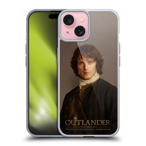 Outlander Characters Jamie Traditional Soft Gel Case for Apple iPhone 15