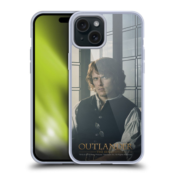 Outlander Characters Jamie Fraser Soft Gel Case for Apple iPhone 15 Plus