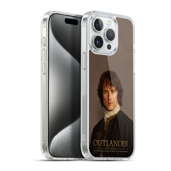 Outlander Characters Jamie Traditional Soft Gel Case for Apple iPhone 15 Pro Max & MagSafe