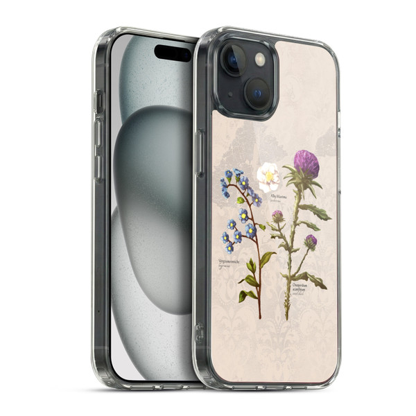 Outlander Graphics Flowers Soft Gel Case for Apple iPhone 15 Plus & MagSafe